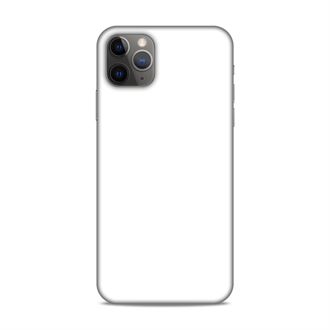 White Classic Plain iPhone 11 Pro Max Mobile Case Cover
