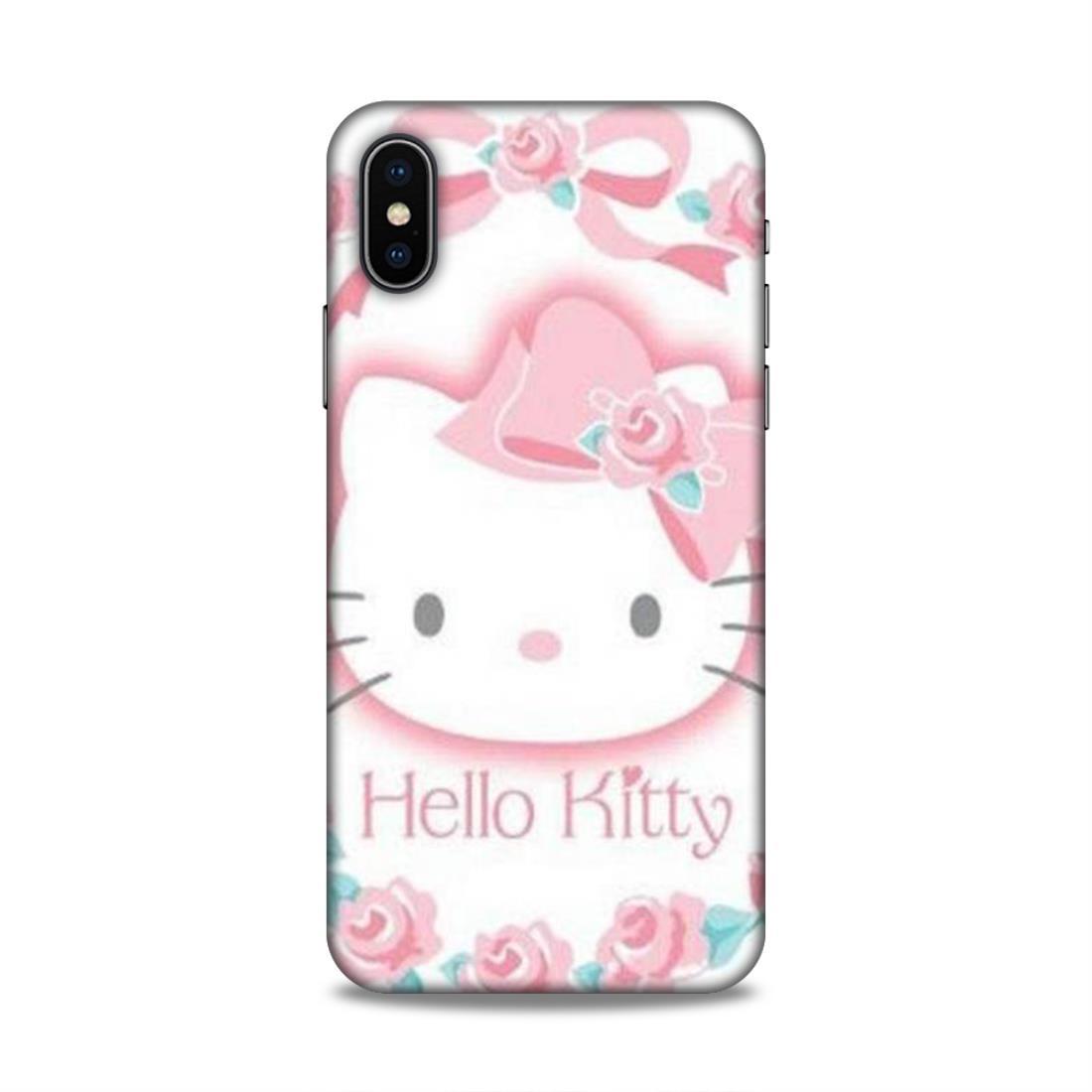 Hellow Kitty Pink iPhone X Phone Cover Case
