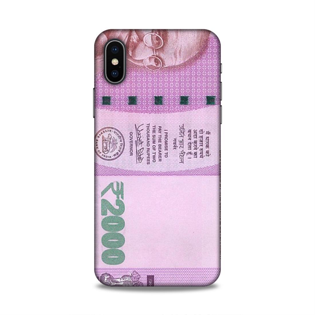 Rs 2000 Currency Note iPhone X Phone Cover