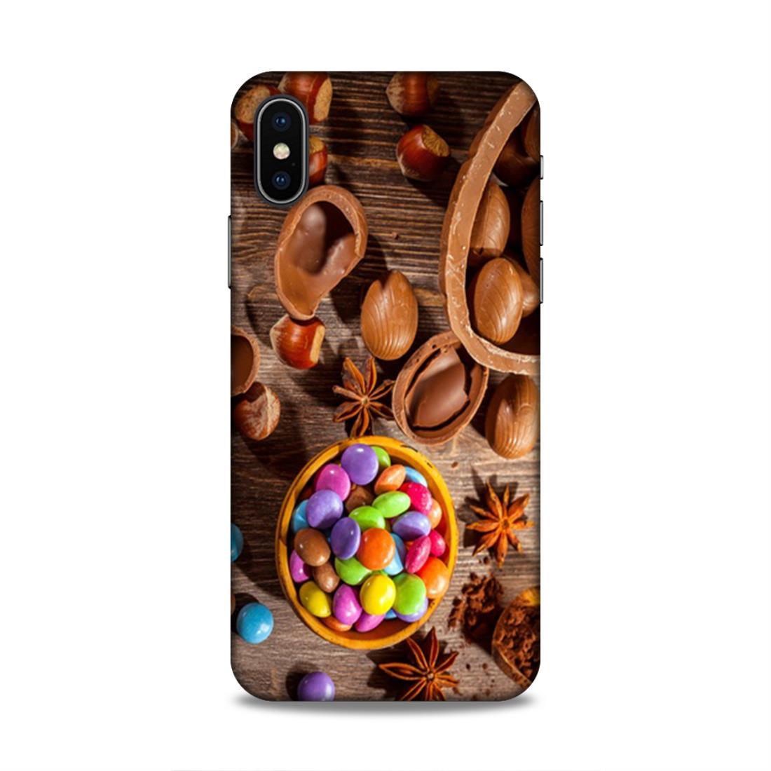 Chocolate Gems iPhone X Mobile Cover