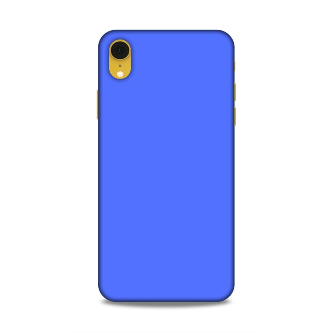 Royal Blue Plain iPhone XR Mobile Back Case