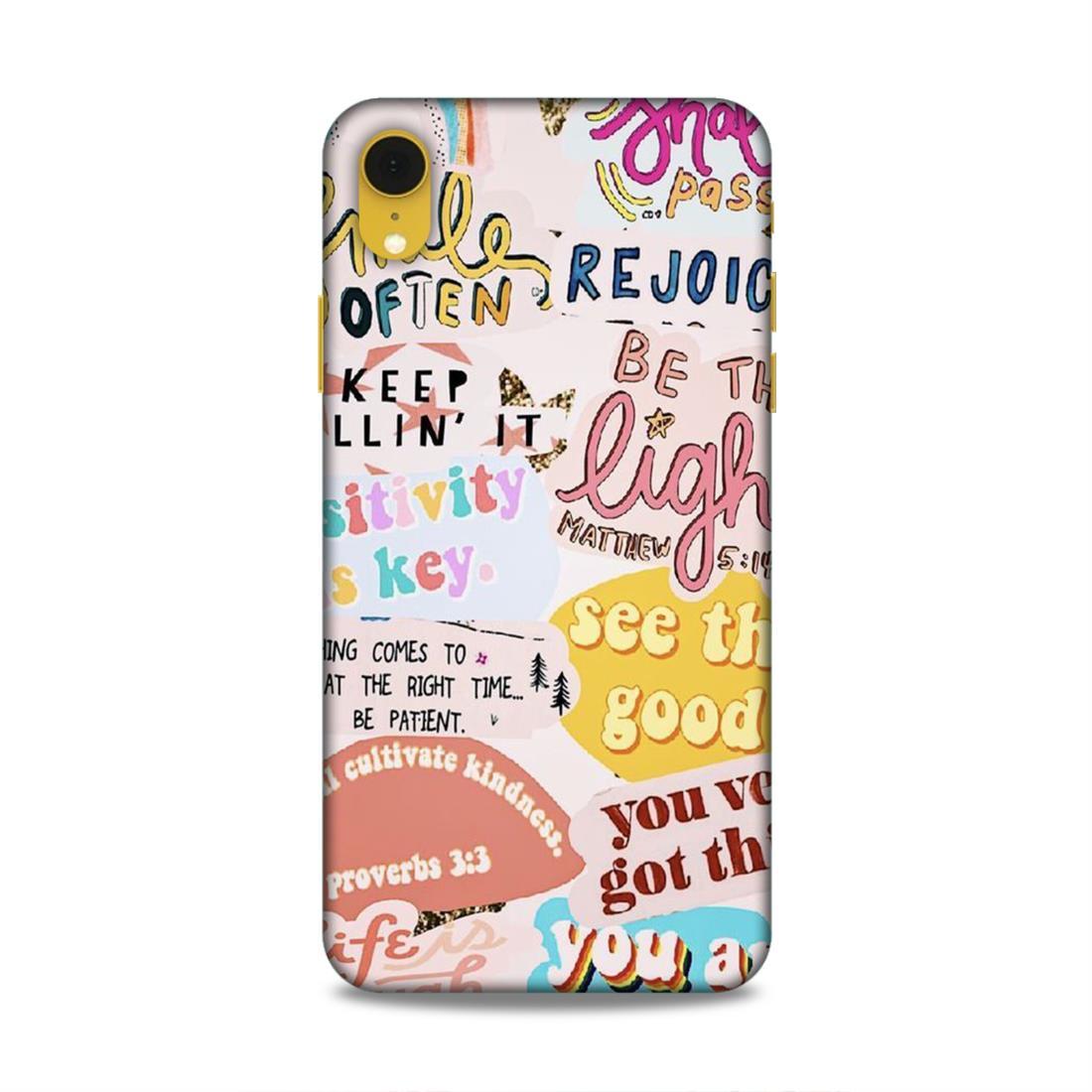 Smile Oftern Art iPhone XR Mobile Case Cover