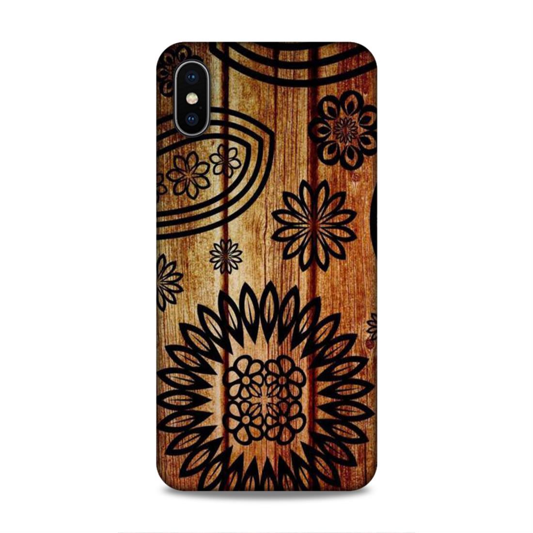 Wooden Look Pattern iPhone XS Max Mobile Case Cover
