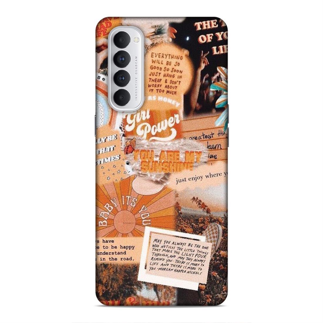Girl Power Oppo Reno 4 Pro Mobile Back Case
