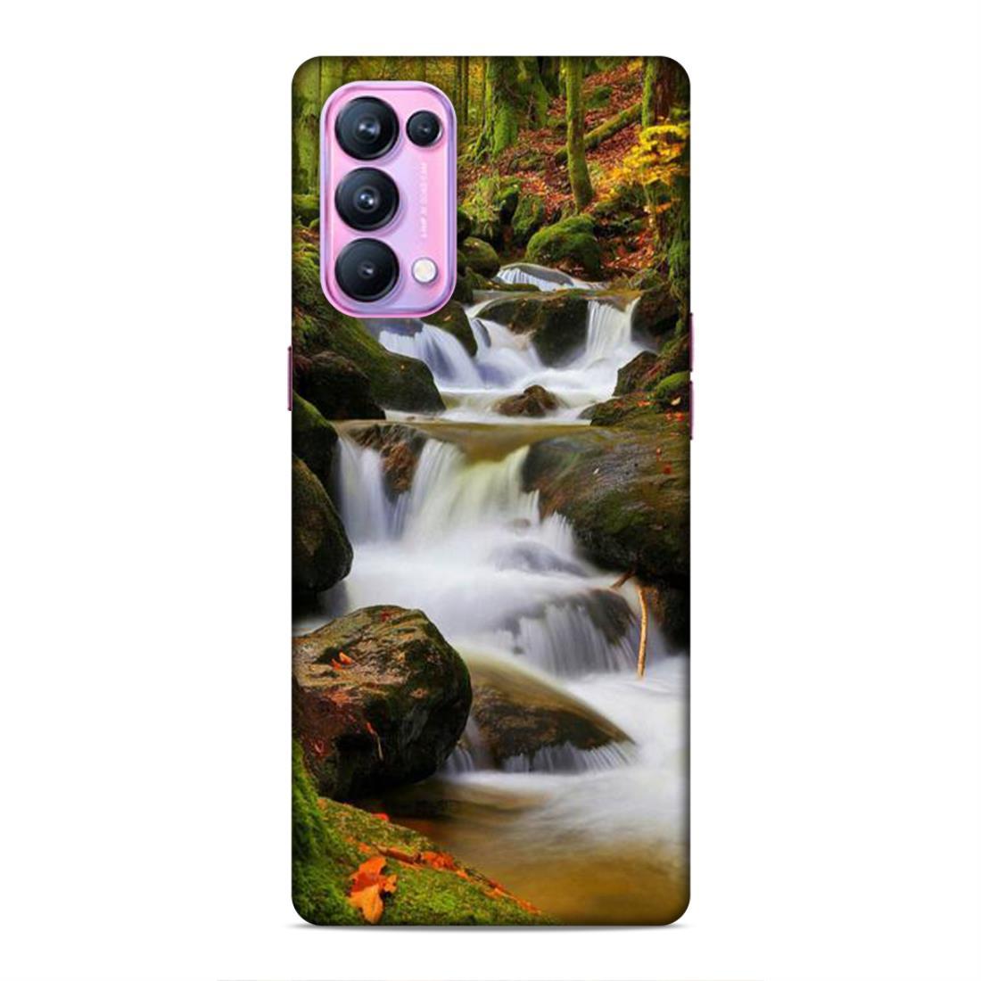 Natural Waterfall Oppo Reno 5 Pro Phone Cover Case