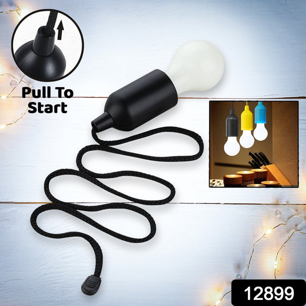 led bulb pull cord light