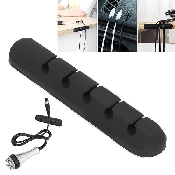 5 slot adhesive cable clip