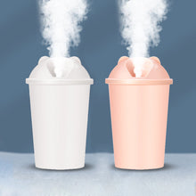bear shape usb humidifiers cup 1 pc multicolor light