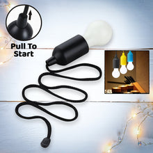led bulb pull cord light