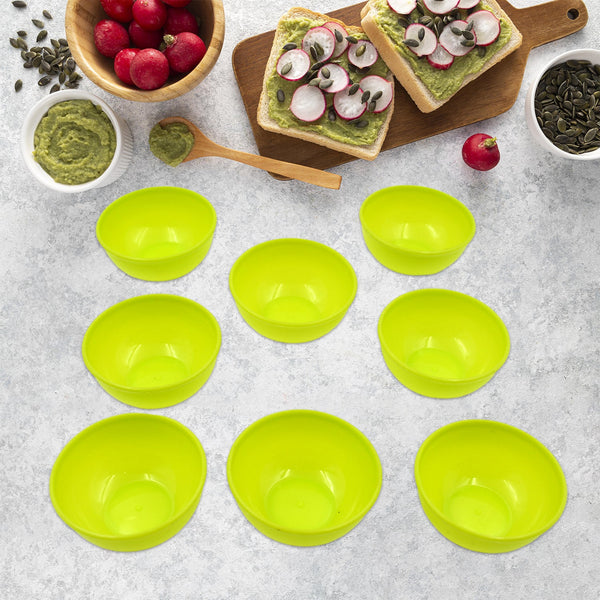 round plastic bowl 8pcs