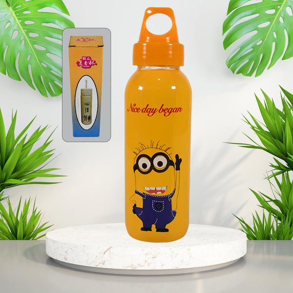 glass water bottle