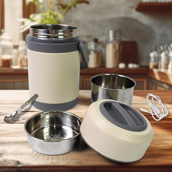 12024 ss electric heated lunch box 2ltr