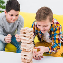 1911 54 pcs blocks 4 dices wooden tumbling stacking building