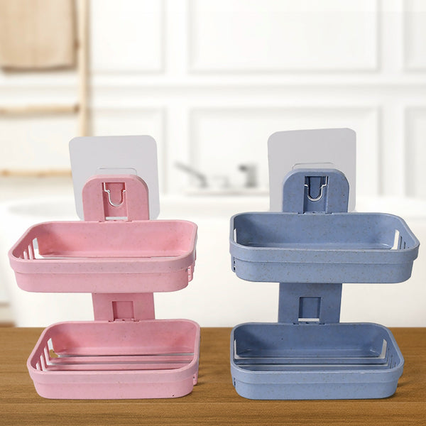 17892 2layer wall soap holder 2pc