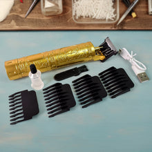 12839 plastic body hair trimmer for men hairstyle trimmer professional hair clipper electric shaving machine dry shaving for men hair shaving and trimming beard with 4 adjustable blade clipper oil cleaning brusha