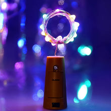 wine bottle cork string light led