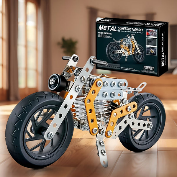 18439 engineering metal bike toy no1