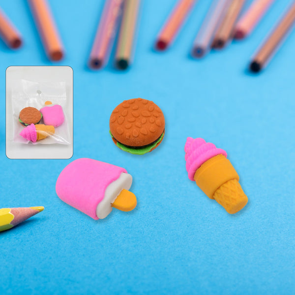 17832 mix des eraser 3pc set no2