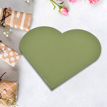 heart shape art board and pad