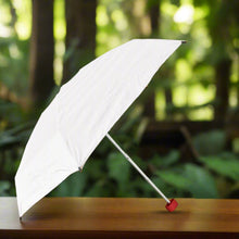 3 fold sun and rain protective solid foldable umbrella