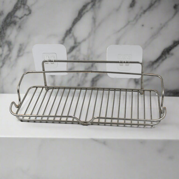 stainless steel shelf storage suction basket rack