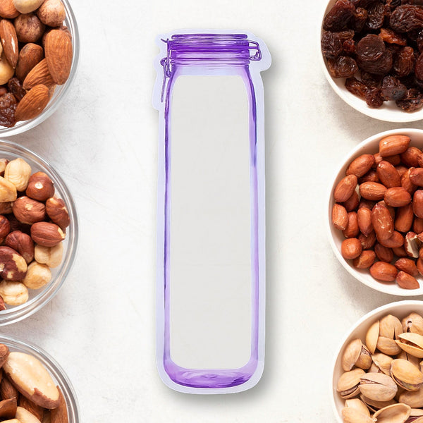 reusable food storage bag bottles shape 500ml