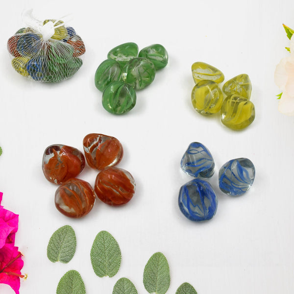 17802 multi color decorative stone for garden lawn aquarium fish tank gravel flower pots decoration pebbles for fish bowl all purpose attractive stone set 1