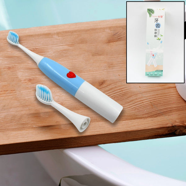 battery operated electric toothbrush for home and travel
