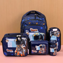 5 in 1 school bag set lunch bag water bottle