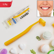 13387 six sided soft toothbrush 1pc