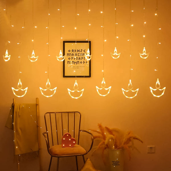 18270 diya light series white 12diya