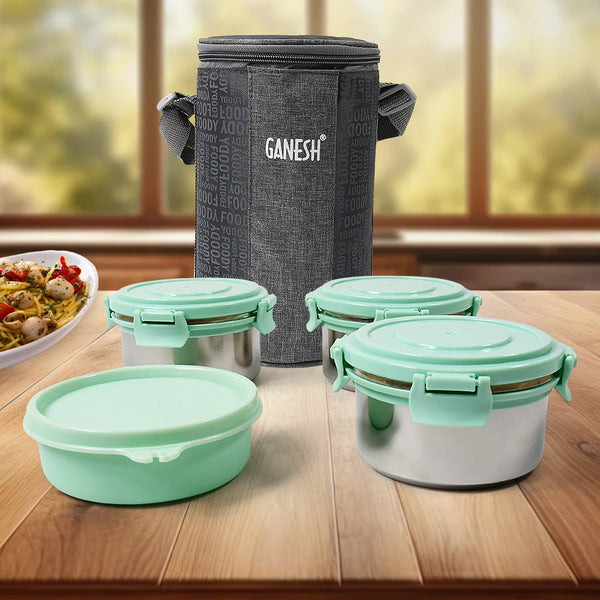 ganesh tiffin box and bag
