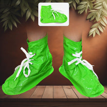 plastic waterproof shoe covers reusable anti slip
