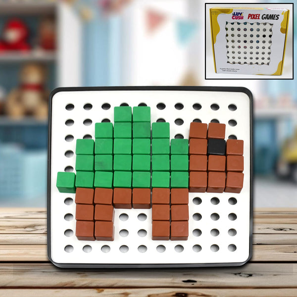 18042 pixel cubes toy for children early education pixel game educational board games board birthday gift for kids learning math toy brain games math puzzle approx 180 cubes with pixel board book