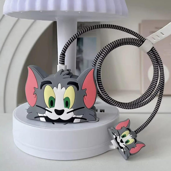 cartoon character charger case cover silicon charging case