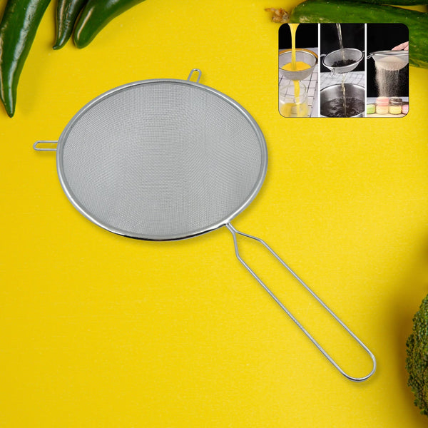 big mesh strainer stainless steel