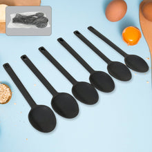 multipurpose silicone spoon silicone basting spoon non stick kitchen utensils household gadgets heat resistant non stick spoons kitchen cookware items for cooking and baking 6 pcs set 3