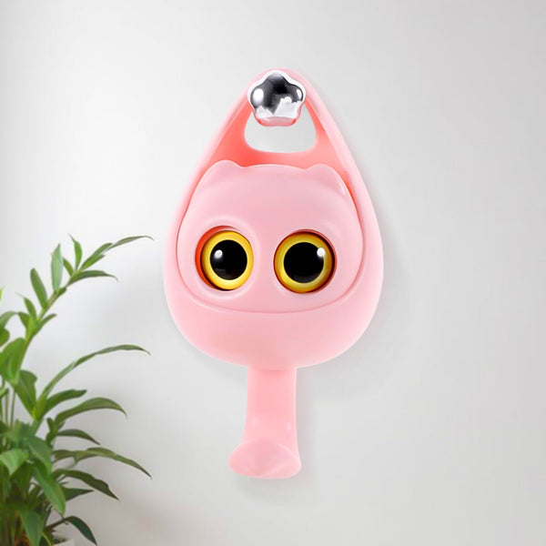 creative adhesive coat hook wink cat hook 1 pc