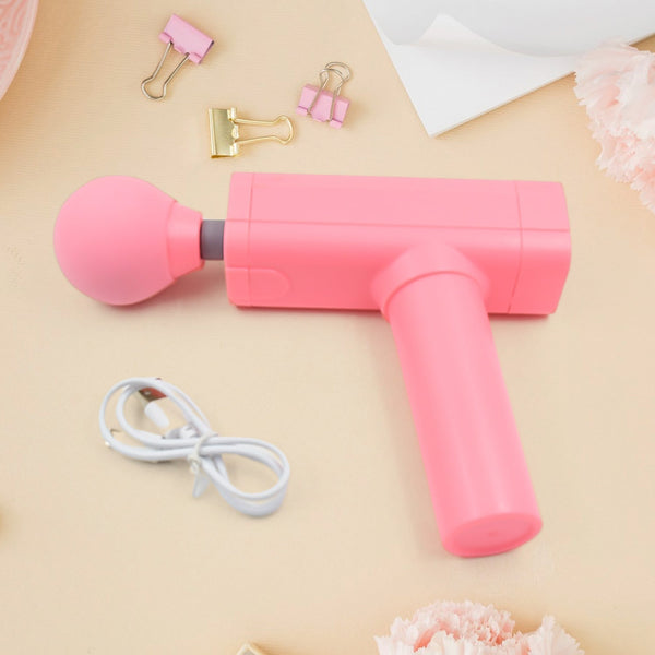 massage gun deep relax powerful muscle massager usb chargeable handheld muscle massager gun portable massage gun for muscle relief recovery 1 pc
