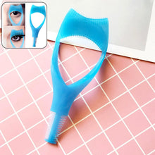 3 in 1 plastic makeup cosmetic eyelash tool lash mascara applicator eyelashes guide eyelashes brush curler comb eye makeup tool female supply 1 pc