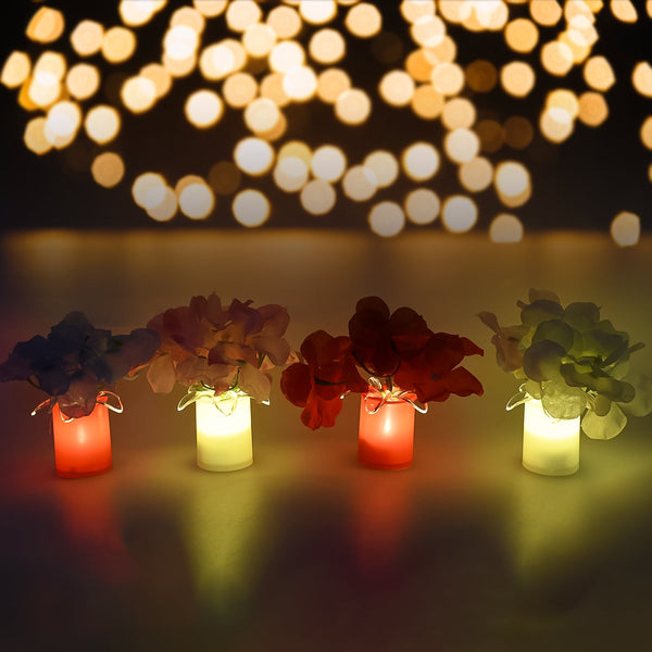 13489 led flower candle 4pc ktc72