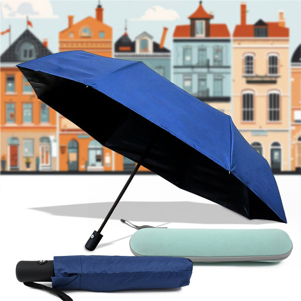 15018 2 fold umbrella with casse