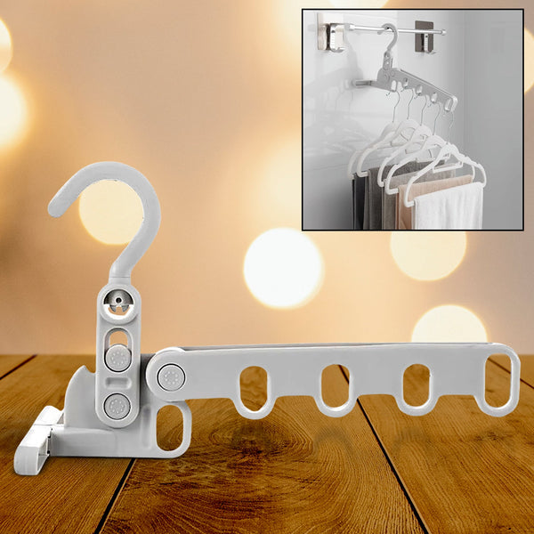13049 foldable cloth hanger 5 holes