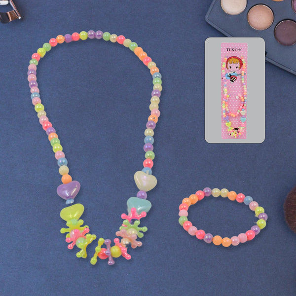 3383 tuk tuk beaded necklace 2pc