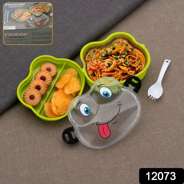 12073 double layer froggy lunch box
