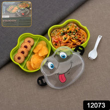 12073 double layer froggy lunch box