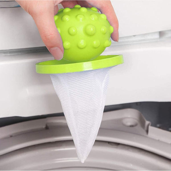 reusable washing machine floating lint mesh bag