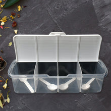 kitchen multipurpose air tight 4 sections storage containers