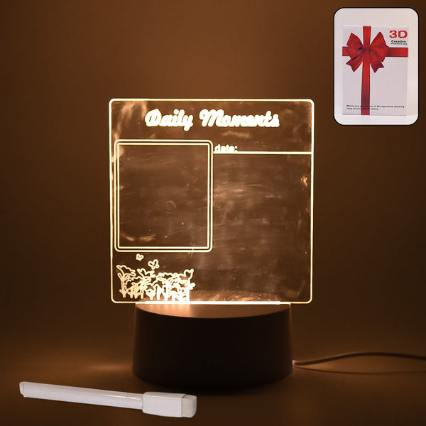 12939 3d heart shape creative lamp