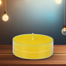 12958 yellow tealight candle 1pc